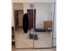 Sliding mirrored door closet (170cm) for Sale