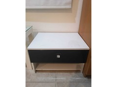 Bedroom white side table for sale
