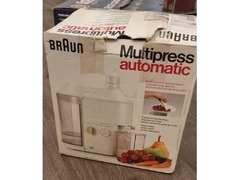 Brand new Braun Multipress Juicer for sale - 3