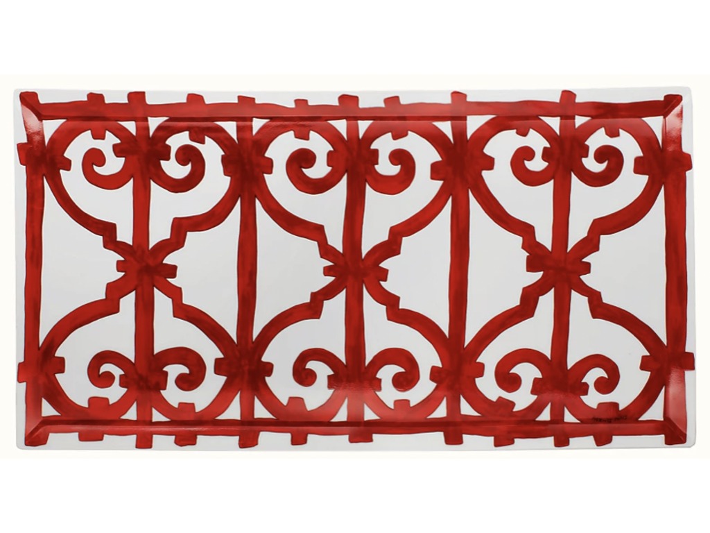 Hermes Balcon du Guadalquivir rectangular plate - 1