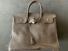 Wonderful Metallic large Handbag with Flap - 1