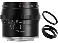 TTArtisan 50mm F1.2 APS-C Manual Focus Large  Lens for Fuji Fujifilm