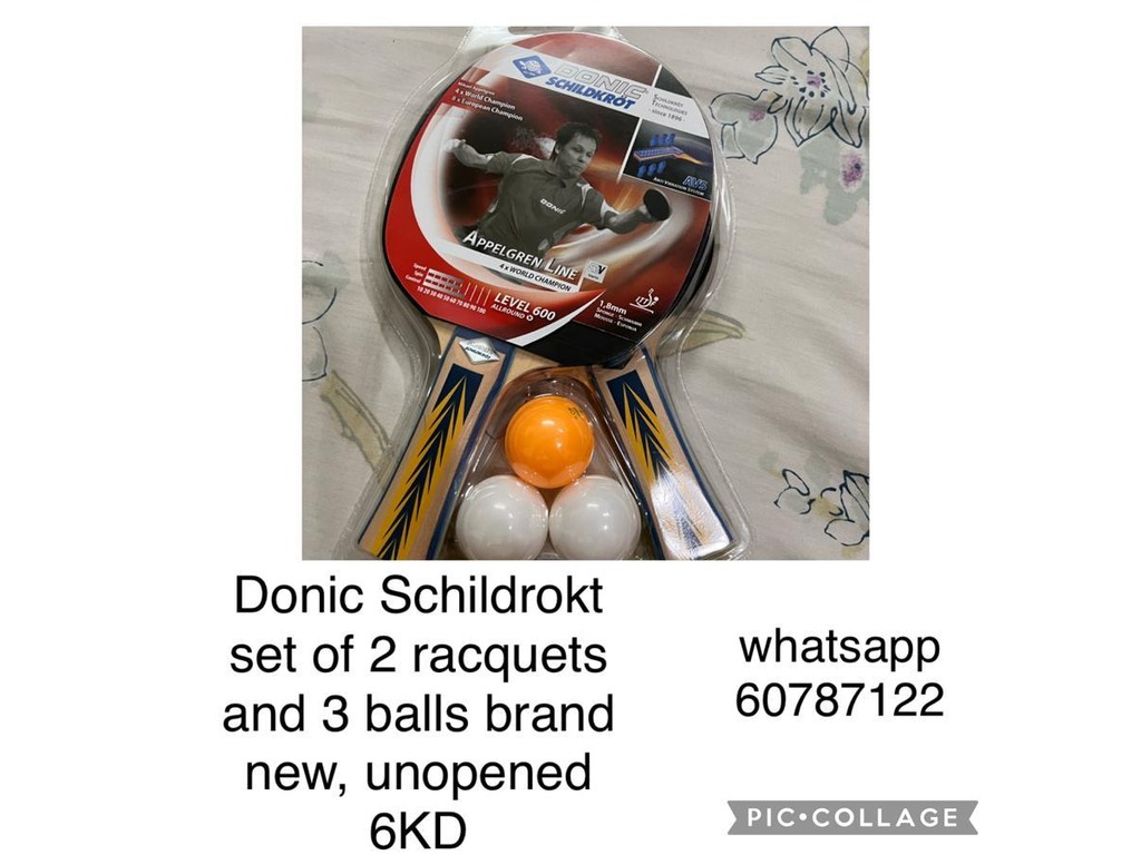 Donic schkildrokt table tennis racquet(racket) set of 2 - 1