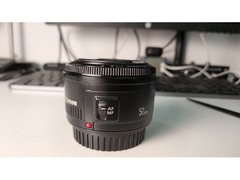 Canon EF Lens 50mm, f1.8 - 1