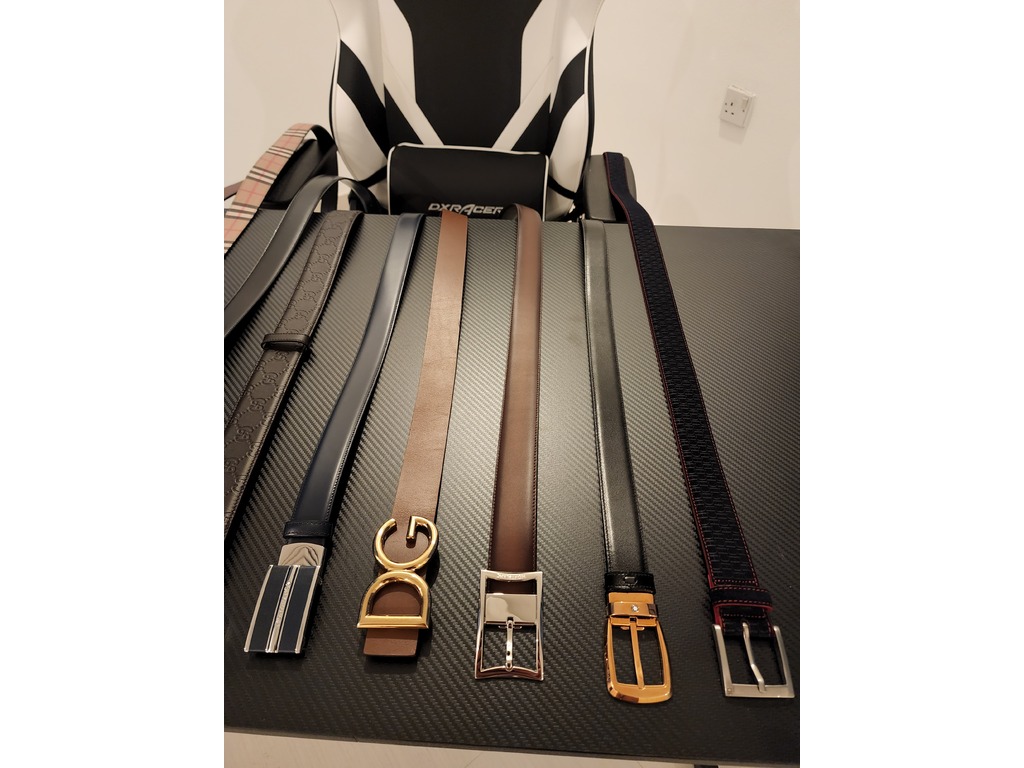 Nine Branded Belts Size 32-38 - 1
