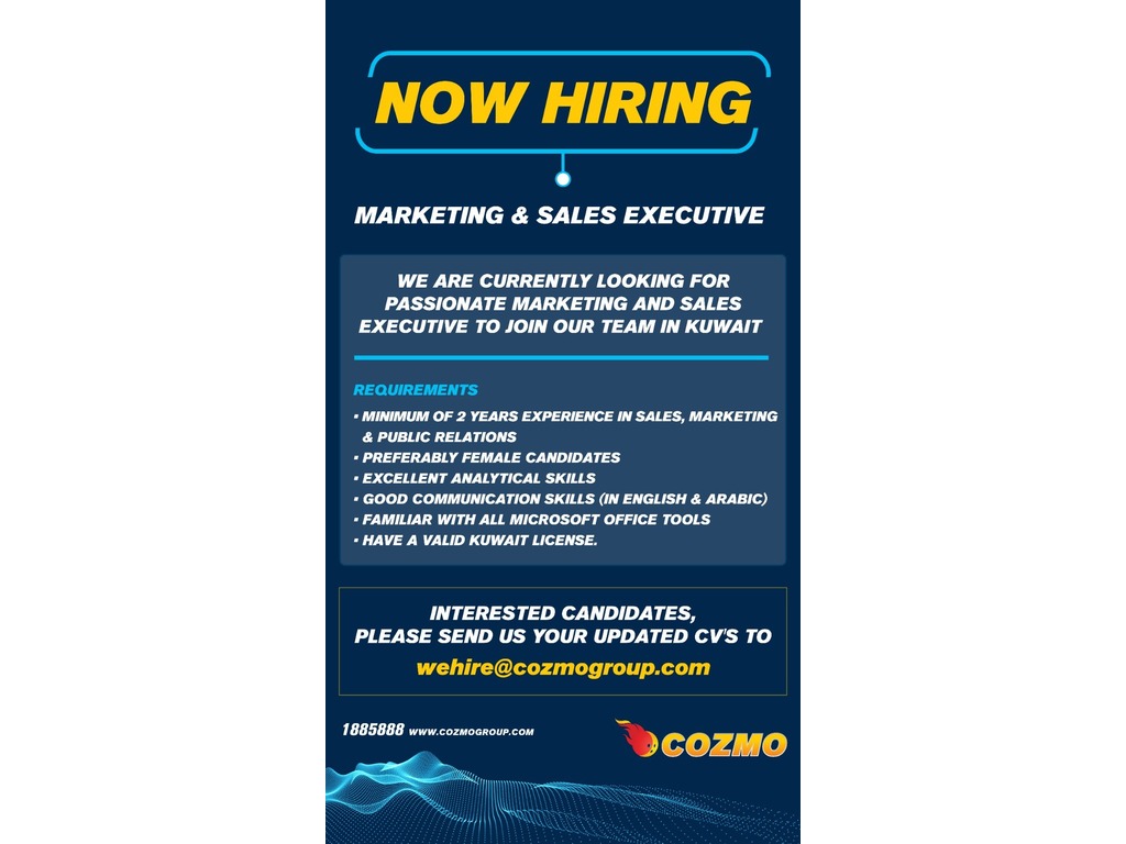 Sales & Marketing Executive - 1