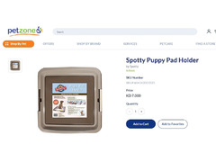 Puppy training pad holder - Pee pad holder - 1