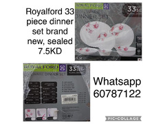 33 piece Royalford dinner set - 1