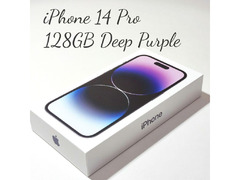 BRAND NEW/BOXED iPhone 14 Pro 128GB Deep Purple with SIM Slot