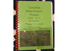 IG Past papers Physics Bundle - 1