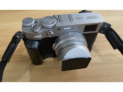 Fuji X100V with WCL-X100 Wide Conversion Lens (Silver) - 1
