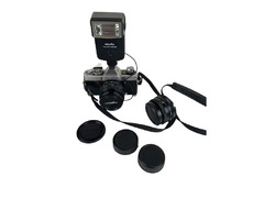Minolta xg9 with flash (Analog 1979 retro camera) - 1