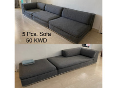 5 pcs. Sofa - 1