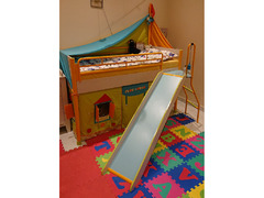 Cilik bed with playhouse and slide - 1
