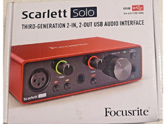 Focusrite Scarlett Solo 3rd Generation - 1