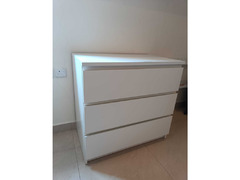 IKEA Malm Chest of 3 drawers, white, 80x78 cm - 2