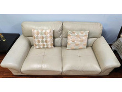 Leather sofa for sale - 2