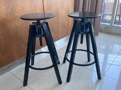 Black stools x 2