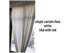Curtain with rod!