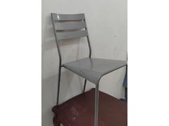 2 Steel Chairs (Durable) - Italian