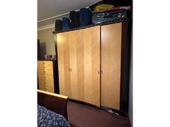 Elegant wooden bedroom set for sale