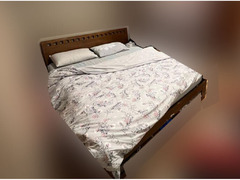 King Size Bed for sale with mattress