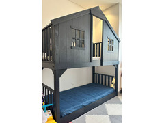 NEGOTIABLE-Pottery Barn Treehouse Bed - Like New (with PROFESSIONAL DELIVERY & ASSEMBLY)