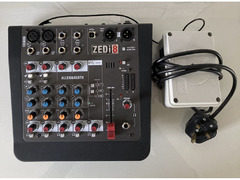 Allen & Heath ZEDi-8 Hybrid Compact Audio Mixer