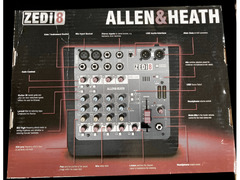 Allen & Heath ZEDi-8 Hybrid Compact Audio Mixer - 6