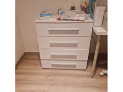 White drawers for bedroom