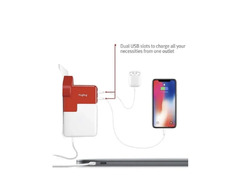PlugBug Adapter Duo for MacBook - Red - 2