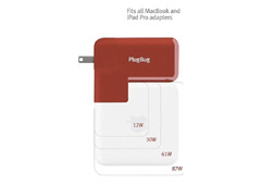 PlugBug Adapter Duo for MacBook - Red - 3