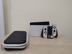 Nintendo Switch OLED+ accessories + 2games - 1