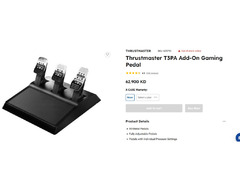 Thrustmaster T3PA Add-On Gaming Pedal
