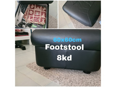 Footstool with storage!