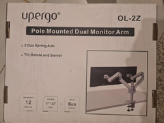 Two arm monitor arm