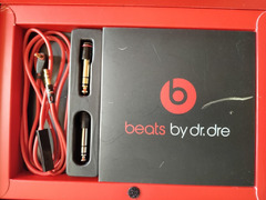 Monster Beats by Dr. Dre Studio High-Definition Isolation Headphones (Black with Red highlights)