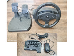 Complete Thrustmaster T80 Racing Wheel Set - Excellent Condition - Compatible with PlayStation - 1