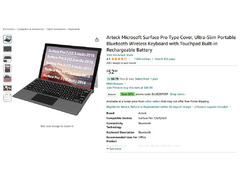 Arteck BT Keyboard Microsoft Surface Pro