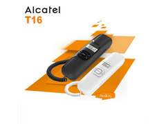 Alcatel T16 Ultra Compact Corded Landline Phone with Caller ID Wall Mounted