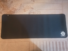 Steelseries black color gaming desk mousepad large