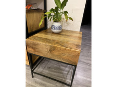 west elm industrial side table - 3