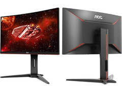 AOC Monitor 27 inch curved 165HZ Excellent condition (Open box) - 1