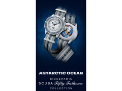 Blancpain X Swatch Bioceramic Scuba Fifty Fathoms Collection Antarctic Ocean