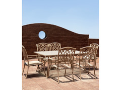 Outdoor Dining Table & Chairs Set