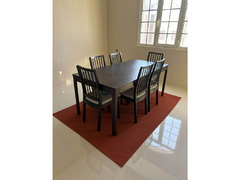 Ikea Ekedalen Extended Dining Table and 6 chairs set - 1