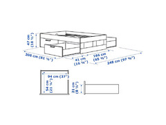 IKEA Brimnes Set for Sale - Individual sale or full sent for KWD 100 - 8