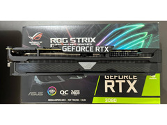 USED ASUS ROG Strix GeForce RTX 3090 OC Edition Graphics Cards - 4