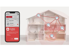 Smart wifi interlinked Smoke & Carbon monoxide detector with voice alerts