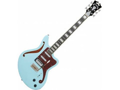 D'Angelico Premier Bedford SH Semi-Hollow-Body Electric Guitar, Sky Blue